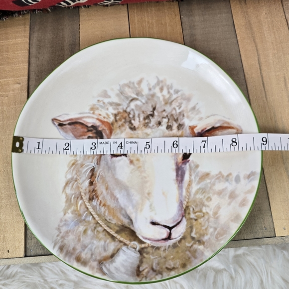 Pier 1 Imports Sheep Plate - Picture 4 of 5